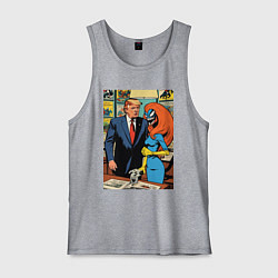 Мужская майка Девушка симбиот - медовая ловушка для Дональда Тра