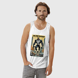 Майка мужская хлопок We are Venom - retro meme, цвет: белый — фото 2