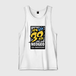 Майка мужская хлопок Neo geo - anniversary, цвет: белый