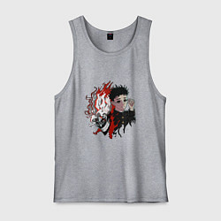 Майка мужская хлопок Дандадан: Окарун, цвет: меланж