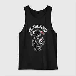 Мужская майка Sons of anarchy - логотип