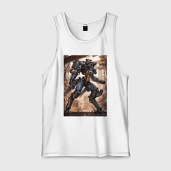 Мужская майка Пилот с огромным мехом