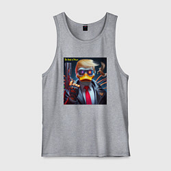 Мужская майка Donald Trump is the duck of peace - joke