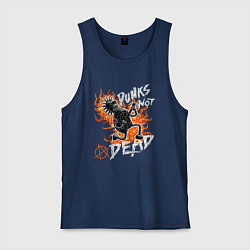 Мужская майка Панк-рок с Бендером из Футурамы