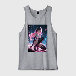 Мужская майка Тифа Локхарт из Final Fantasy VII в стиле киберпан