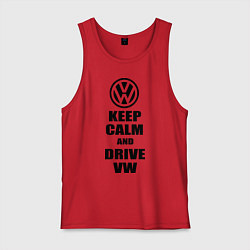 Мужская майка Keep Calm & Drive VW