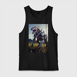 Мужская майка Робот в стиле Horizon