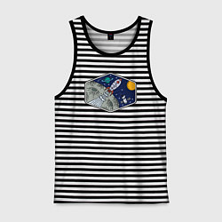 Мужская майка Moon rocket