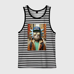 Мужская майка Рик Санчес в Нью-Йорке - нейроарт