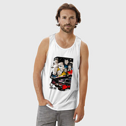 Майка мужская хлопок Star Trek: Команда Энтерпрайз, цвет: белый — фото 2