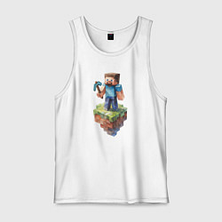 Майка мужская хлопок Steve, цвет: белый