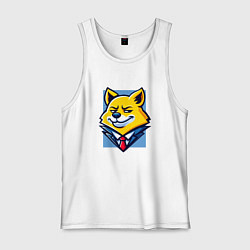 Мужская майка Ехидный лис