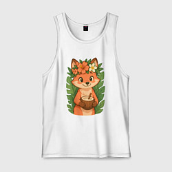 Мужская майка Тропическая лисичка