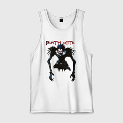 Майка мужская хлопок Death Note Ryuk - светлый, цвет: белый