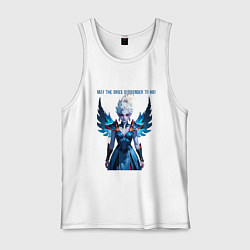 Майка мужская хлопок Vengerful Spirit, цвет: белый
