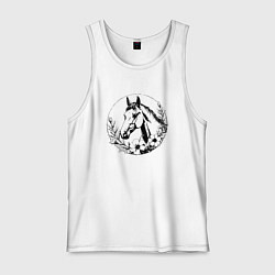 Майка мужская хлопок Дух ветра, цвет: белый