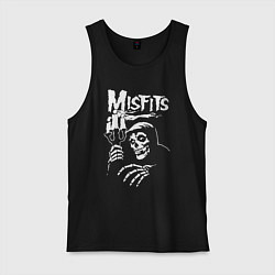 Мужская майка Misfits скелет