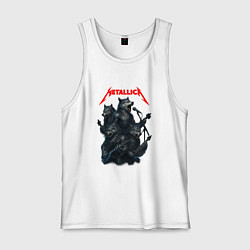 Мужская майка Metallica волки