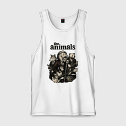 Мужская майка The animals группа из зверей