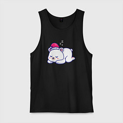 Мужская майка Спящий мишка