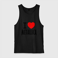 Мужская майка I love Metallica