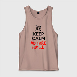 Мужская майка Keep Calm & Justice For All