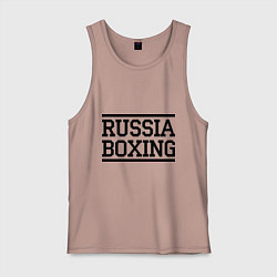 Мужская майка Russia boxing