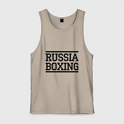 Мужская майка Russia boxing