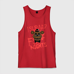 Мужская майка I Survived Five Night