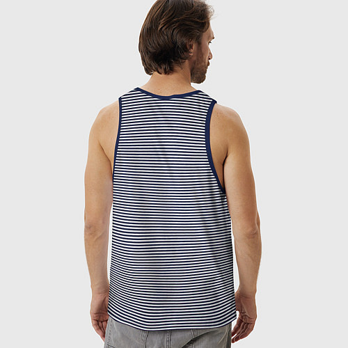 Мужская майка Саша / Синяя тельняшка – фото 4