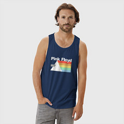 Майка мужская хлопок Pink Floyd, цвет: тёмно-синий — фото 2