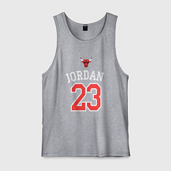 Майка мужская хлопок Jordan 23, цвет: меланж