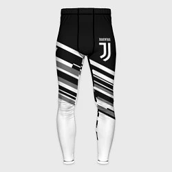 Тайтсы мужские FC Juventus: B&W Line, цвет: 3D-принт