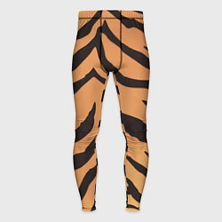 Тайтсы мужские Тигриный камуфляж, цвет: 3D-принт