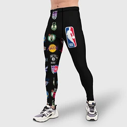 Тайтсы мужские NBA Team Logos 2, цвет: 3D-принт — фото 2