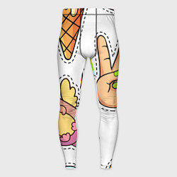 Тайтсы мужские Emoji, цвет: 3D-принт