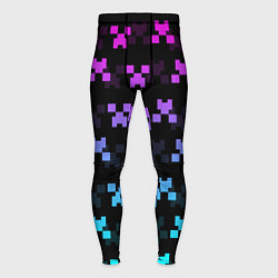 Мужские тайтсы MINECRAFT CREEPER NEON