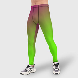 Тайтсы мужские Кислотная, цвет: 3D-принт — фото 2