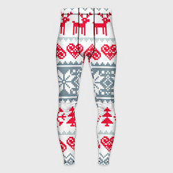 Тайтсы мужские Вязаный рисунок, цвет: 3D-принт