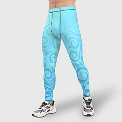 Тайтсы мужские Нежный перелив, цвет: 3D-принт — фото 2