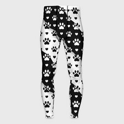 Тайтсы мужские Следы от Лап, цвет: 3D-принт