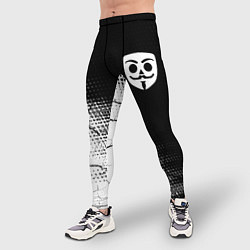 Тайтсы мужские BUBBLE KVASS Абстракция, цвет: 3D-принт — фото 2