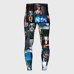 Тайтсы мужские Фото - лоскутки, цвет: 3D-принт
