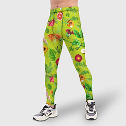 Тайтсы мужские Летнее настроение - фрукты, цвет: 3D-принт — фото 2