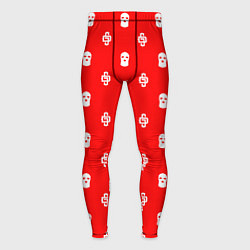Тайтсы мужские Узор Mono Red Dope Camo Dope Street Market, цвет: 3D-принт
