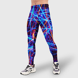 Тайтсы мужские Neon pattern Fashion 2055, цвет: 3D-принт — фото 2