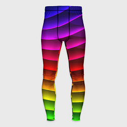 Мужские тайтсы Color line neon pattern Abstraction Summer 2023