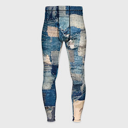 Мужские тайтсы Patchwork Jeans Осень Зима 2023