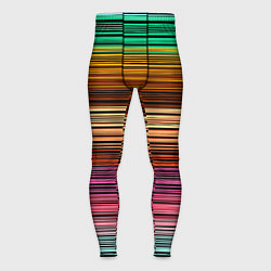 Мужские тайтсы Multicolored thin stripes Разноцветные полосы