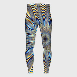 Тайтсы мужские Туннель - оптическая иллюзия, цвет: 3D-принт